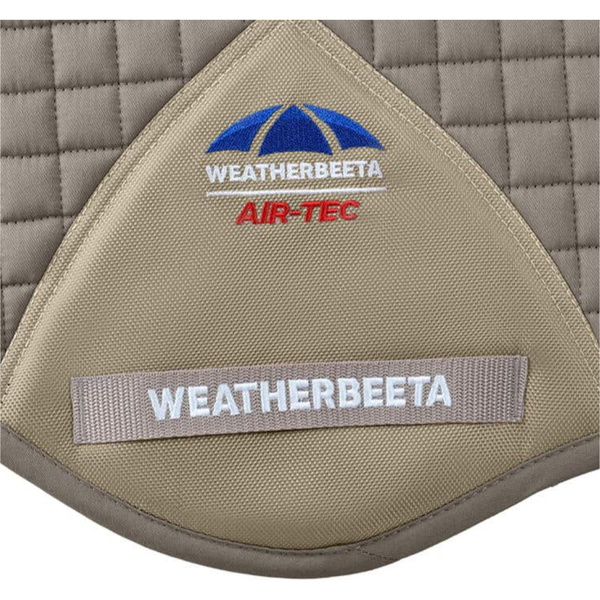 2025 WeatherBeeta Prime Air-Tec Jump Shaped Saddle Pad 1028251 - Natural Clay